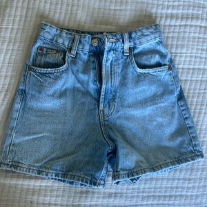 Zara high waisted jean shorts